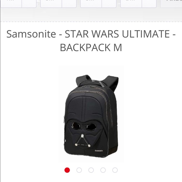 RARE Star Wars Darth Vader Samsonite NWT Ultimate Iconic Travel School Backpack - Picture 3 of 12